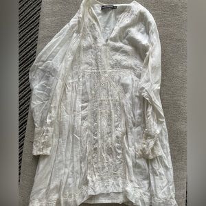 White embroidered dress - beautiful for summer!